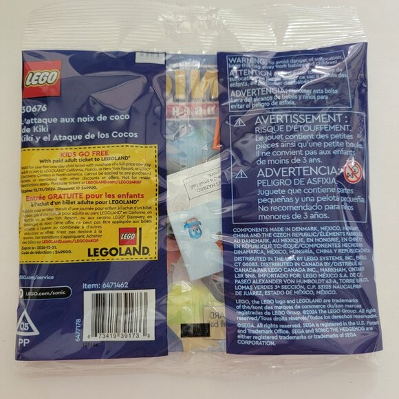 LEGO Sonic The Hedgehog: Kiki's Coconut Attack 30676 Polybag - New - Picture 5 of 6